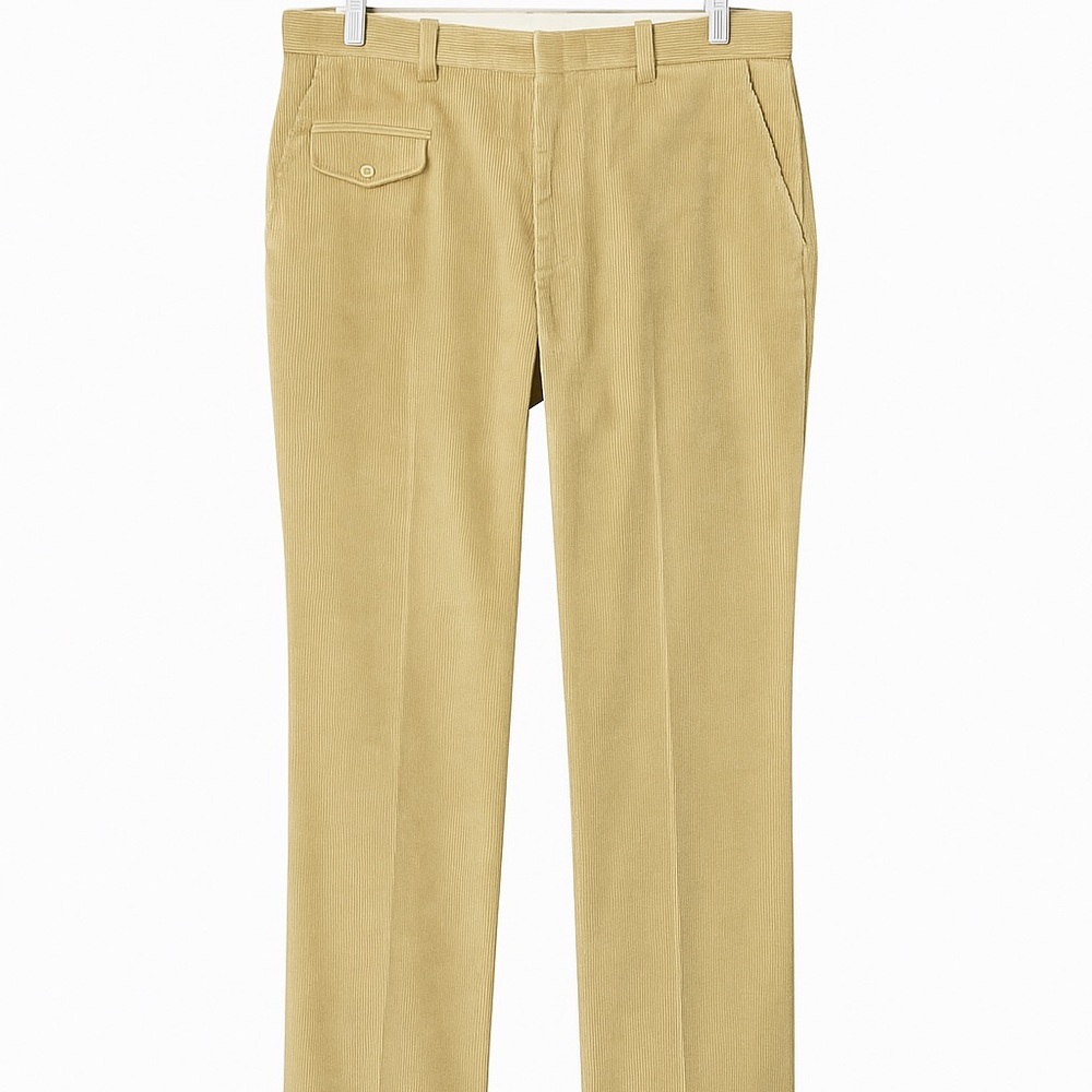 Eddie Bauer Tan Corduroy Pants Men's 40S Classic Fit